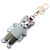 Portachiavi Gucci x Yuko Higuchi GG Supreme Boris Marrone Multicolore Beige