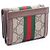 Cartera tri-fold Gucci Ophidia GG Supreme Castaño Multicolor Beige - vista 2