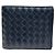 Cartera bi-fold Intrecciato Bottega Veneta Azul marino
