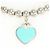 Autre Marque Bracciale Tiffany & Co. Heart Tag Bead in argento con diamante - vista 2