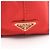 Borsa Tote Prada Canapa Rosso - vista 5