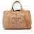 Bolso Tote 2-Way Prada CANAPA Castaño