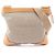 Borsa a tracolla Prada LOGO JACQUARD Marrone Beige