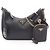 Saffiano Prada Re-Edition 2005 Schultertasche Schwarz