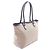 Prada TESSUTO+SOFT CA Tote Bag Beige Marineblau - Ansicht 2