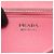 Saffiano Cartera larga Prada plegable en rosa - vista 4