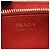 Saffiano Cartera larga Prada plegable Roja - vista 4