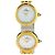 Fendi Double Face Dual Time Bangle Uhr 620L