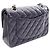 Timeless Borsa Chanel Matelassé Double Flap Blu navy - vista 2