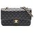 Borsa a tracolla Chanel Matelassé Double Flap Nero