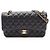 Borsa a tracolla Chanel Matelassé Double Flap Nero