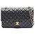 Borsa a tracolla Chanel Matelassé Double Flap Nero
