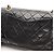 Borsa a tracolla Chanel Matelassé Double Flap Nero - vista 14