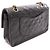 Borsa a tracolla Chanel Matelassé Double Flap Nero - vista 2
