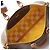 Borsa Louis Vuitton Monogram Keepall Bandoulière 50 Marrone - vista 3