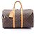 Louis Vuitton Monogram Keepall 45 Boston Tasche Braun