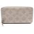 Louis Vuitton Zippy Wallet in Grau Monogram Braun Monogramm