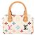 Borsa Louis Vuitton Mini Speedy Monogram Multicolor Blanc Bianco Multicolore