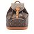 Zaino/Borsa Louis Vuitton Mini Montsouris Monogram Marrone Monogramma