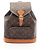 Mochila Louis Vuitton Montsouris MM Monogram Castaño Monograma