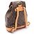 Zaino Louis Vuitton Montsouris MM Marrone Monogramma - vista 2