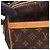 Borsa a tracolla Louis Vuitton Reporter PM Marrone Monogramma - vista 9