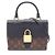 Borsa Louis Vuitton Rocky BB Monogram Noir Marrone Nero Monogramma
