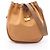 Borsa a tracolla con coulisse Loewe Anagram Marrone Arancione