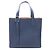 Borsa Tote Loewe Buckle Horizontal Anagram Blu navy