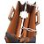 Bolsa de Ombro Fendi Peekaboo Cut Medium Marrom - vista 3