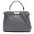Borsa a mano 2-Way Fendi Peekaboo Regular Selleria Marrone
