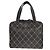 Chanel Surpique Zip Around Satchel Quilted Leather Medium Nero