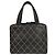 Chanel Surpique Zip Around Satchel Quilted Leather Medium Nero - vista 2