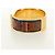 Hermès Bracciale Hermes Loquet in metallo e smalto stampato D'oro - vista 4