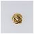 Chanel Vintage Orecchini a clip rotondi CC in metallo D'oro - vista 2
