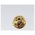 Chanel Vintage Orecchini a clip rotondi CC in metallo D'oro - vista 3