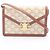 Céline Bolsa de Ombro Celine Triomphe Marrom Branco