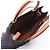 Céline Celine Small Vertical Cabas Triomphe 2-Way Tote Bag Castaño Negro - vista 3