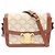 Céline Borsa a spalla Celine Teen Triomphe Marrone Bianco Beige