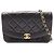 Borsa a tracolla Chanel Matelassé Diana Flap Nero
