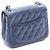 Borsa a tracolla Chanel Mini Matelassé in Navy Blu navy - vista 2