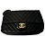 Bolsa de Ombro Chanel Vintage Chevron Mini Preto