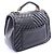 Borsa a tracolla 2-Way Chanel V-Stitch Chevron Nero - vista 2