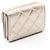 Cartera Chanel 2.55 Matelassé triple fold Dorado - vista 2
