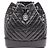 Chanel Gabrielle Rucksack/Handtasche mit kombinierter Hardware Schwarz