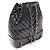 Chanel Gabrielle Rucksack/Handtasche mit kombinierter Hardware Schwarz - Ansicht 2