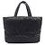 Autre Marque Yves Saint Laurent Paris Wide Puffer Tote Bag Schwarz