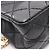 Borsa a tracolla Chanel 2.55 Matelassé Double Flap Nero - vista 7