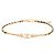 Gargantilla Chanel Coco Mark Chain Negro Dorado