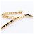 Gargantilla Chanel Coco Mark Chain Negro Dorado - vista 3